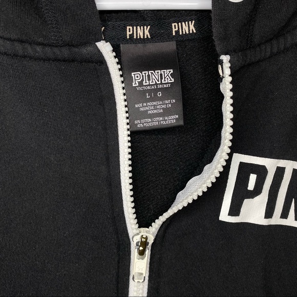 Victoria secret PINK zip up sweater - Picture 3 of 3